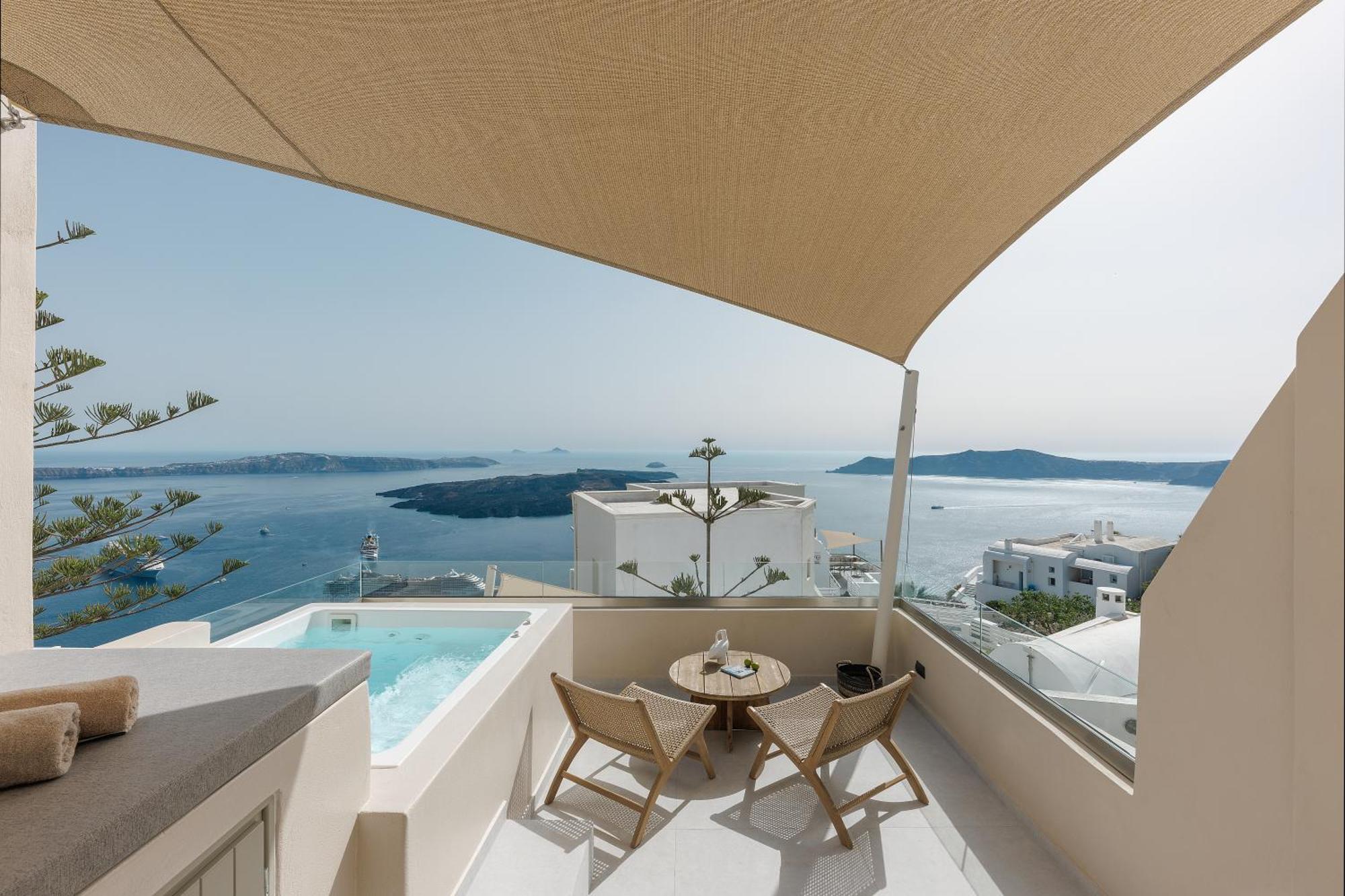Morfes Luxury Residence Firostefani Exterior foto