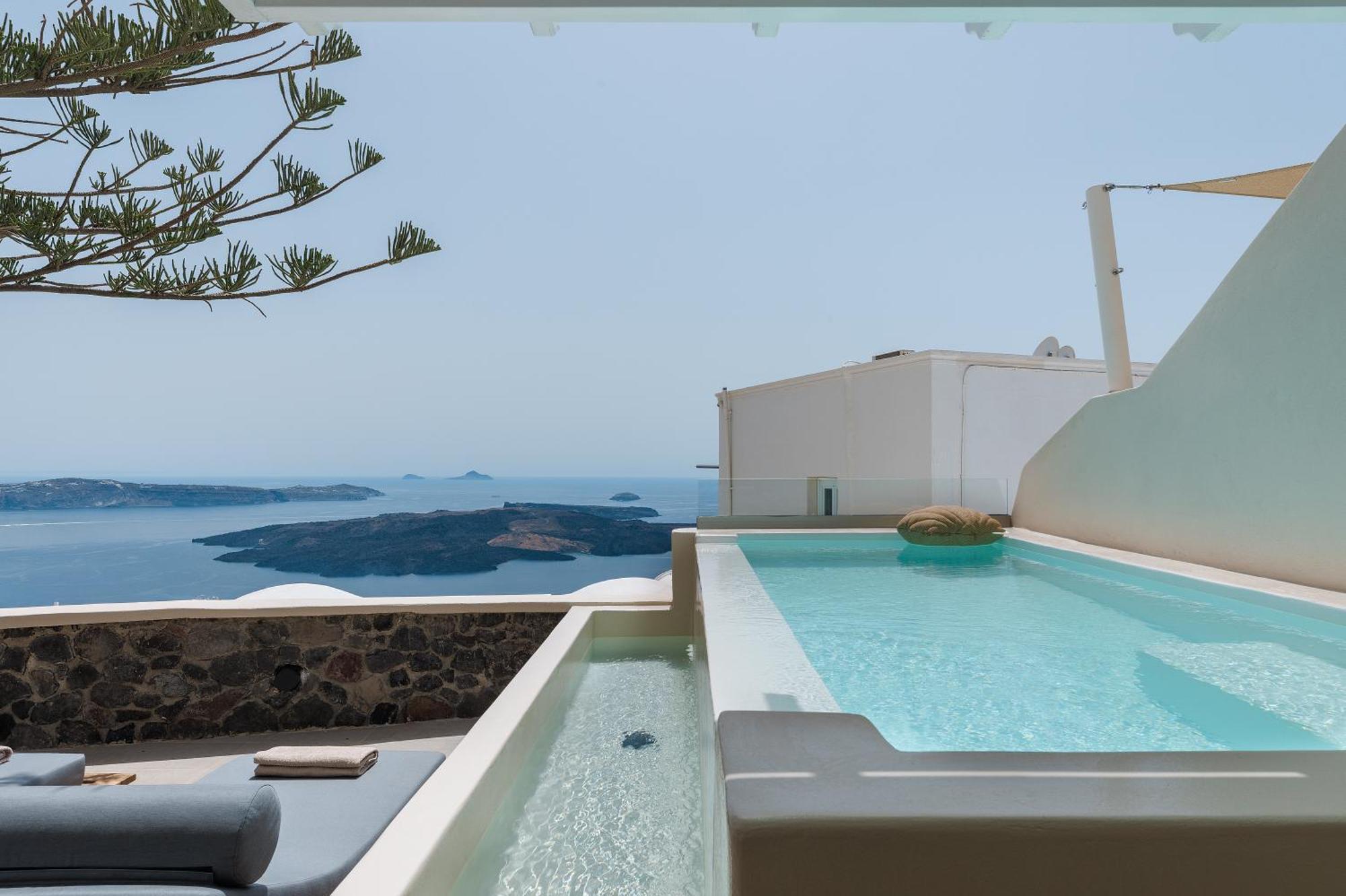 Morfes Luxury Residence Firostefani Exterior foto