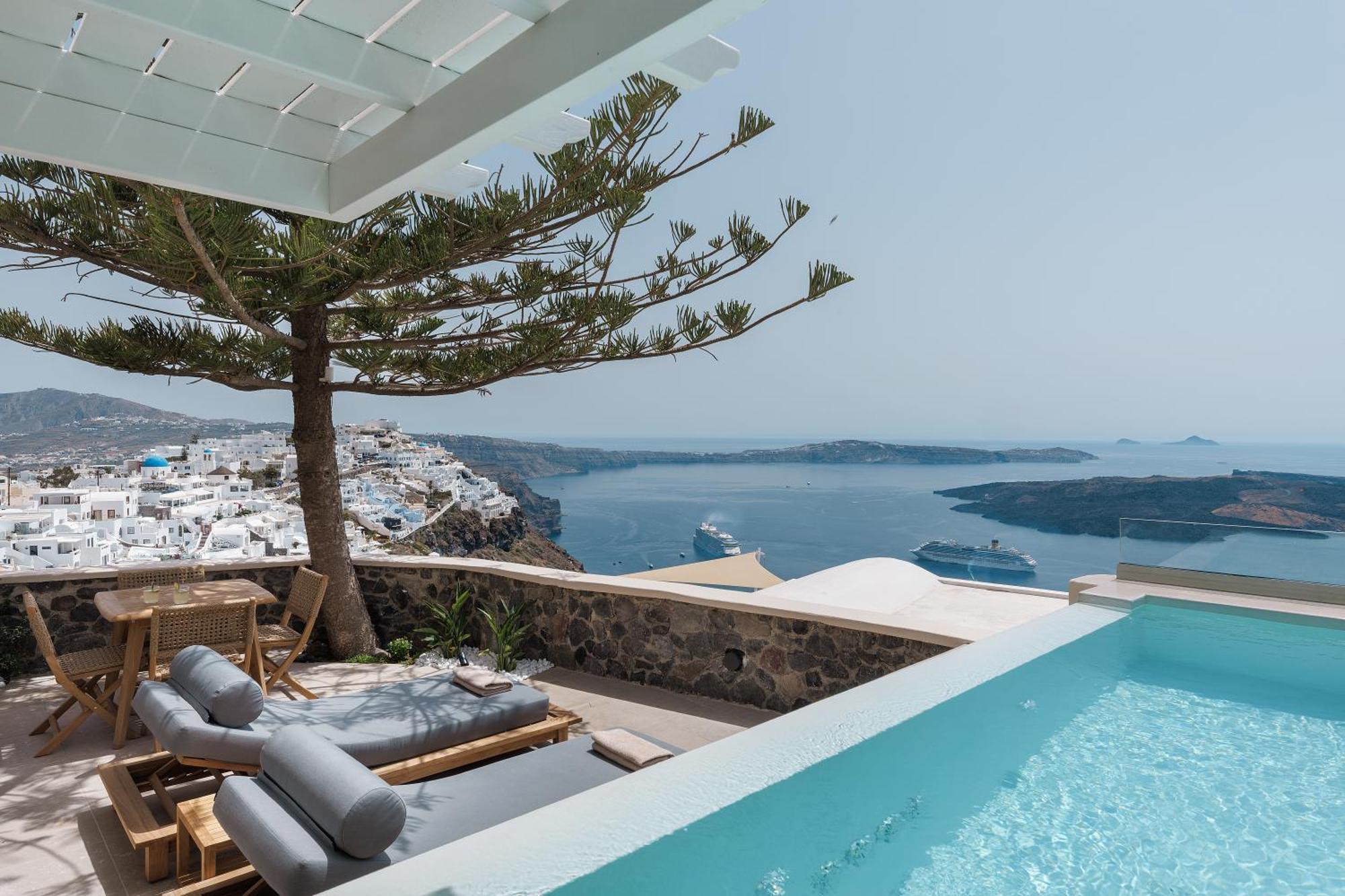 Morfes Luxury Residence Firostefani Exterior foto