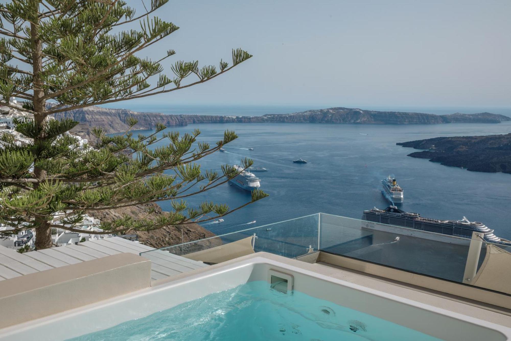 Morfes Luxury Residence Firostefani Exterior foto